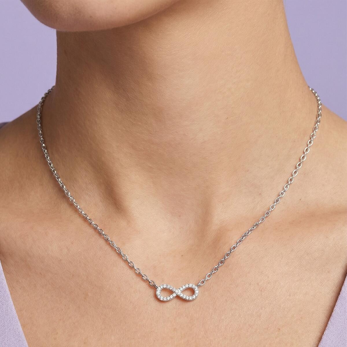 Silver Infinity Bond Pendant - Image 4