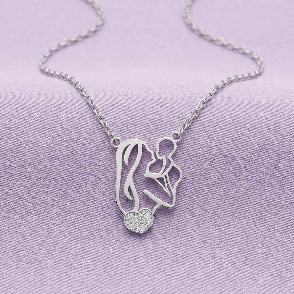 Silver Pure Mother Love Pendant - Image 3
