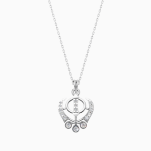Silver The Khanda Symbol Pendant