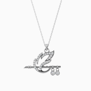 Silver Krishna Flute Grace Pendant